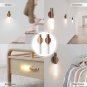 Auto LED USB Magnetic Wood Wireless Night Light Corridors Porch Lights PIR Motion Sensor Wall Light