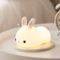 New Year'S Gift Rabbit Silicone Lamp Pat Feeding Creative Night Light Children'S Toys