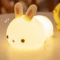 New Year'S Gift Rabbit Silicone Lamp Pat Feeding Creative Night Light Children'S Toys