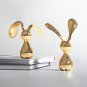 Modern Light Luxury Soft Golden Rabbit Small Ornaments