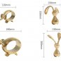 Modern Light Luxury Soft Golden Rabbit Small Ornaments