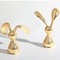 Modern Light Luxury Soft Golden Rabbit Small Ornaments