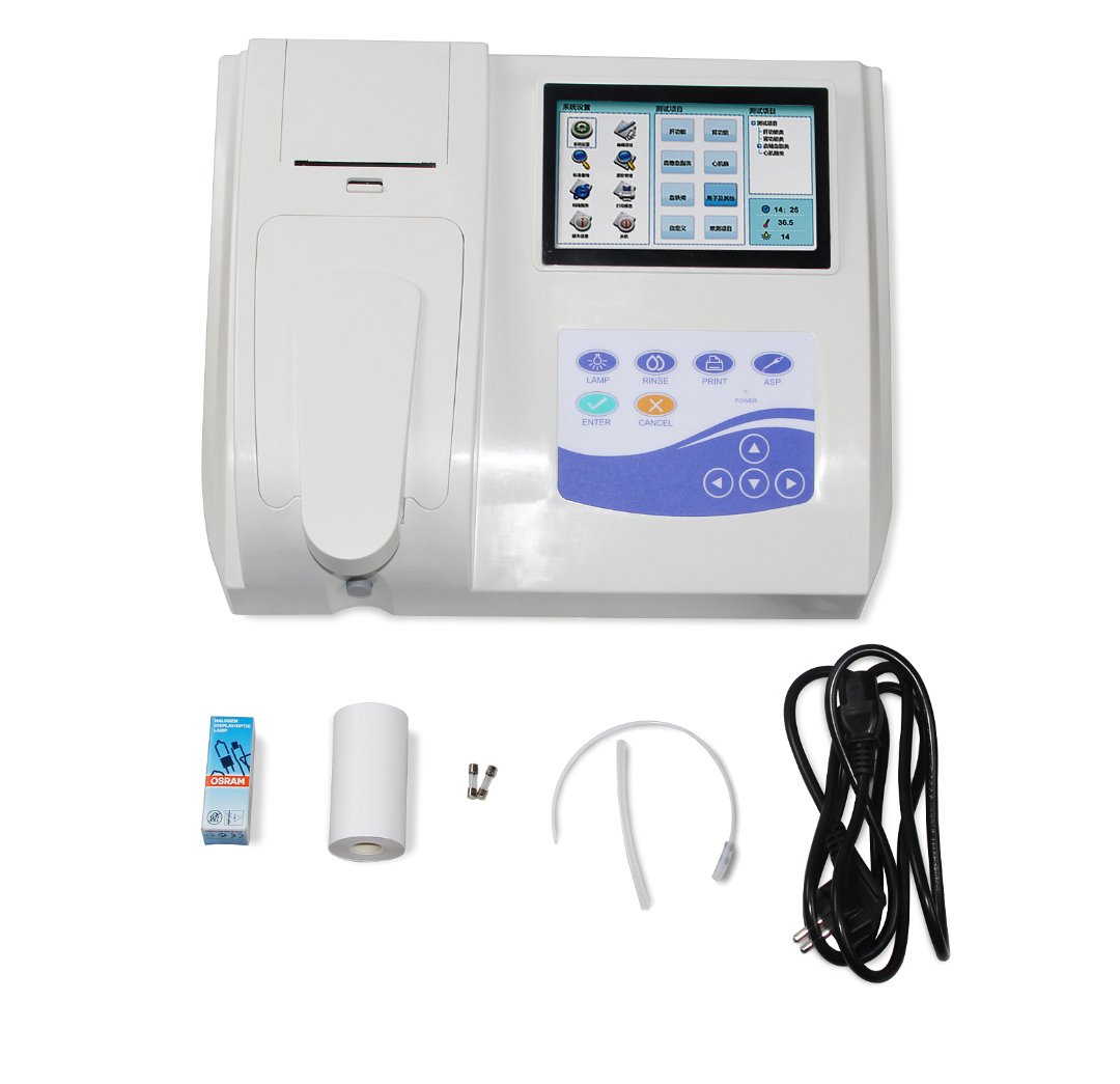 CONTEC BC300 Semi Auto Biochemistry Blood Analyzer Touch Screen Multi Parameters Free Printer