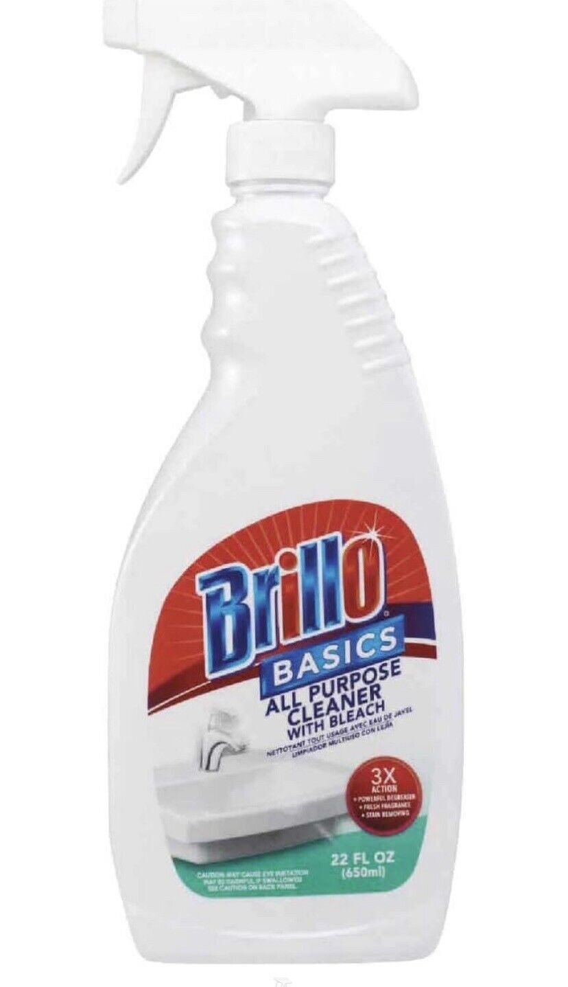 Brillo Basics All Purpose Cleaner With Bleach. 22 Fl Oz