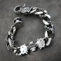 Chrome Bracelet Hearts/Fleur De Lis .925 Sterling Silver