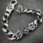 Chrome Bracelet Hearts/Fleur De Lis .925 Sterling Silver