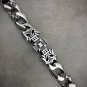 Chrome Bracelet Hearts/Fleur De Lis .925 Sterling Silver