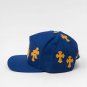 Chrome Hearts Blue Gold Hat Golden State Warriors Cap