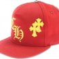 Chrome Hearts Red Gold Hat San Francisco 49ers Cap