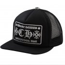 Chrome Hearts Silver Black Hat Oakland Raiders Cap