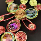 Tribal-Inspired African Collar Necklace: Custom Wearable Art Jewelry