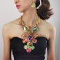 Tribal-Inspired African Collar Necklace: Custom Wearable Art Jewelry