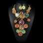 Tribal-Inspired African Collar Necklace: Custom Wearable Art Jewelry