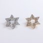Custom Six-Pointed Star Brooch Pins: European & American Men's Jewelry