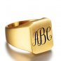 Customized Stainless Steel Burn Ring for Men: Fashionable Jewelry