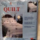 RARE JDNA Jack Dempsey Stamped Quilt Top - Full / Double or Queen Size - XX Lonestar 770-300