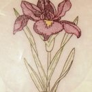JDNA Jack Dempsey Stamped Cross Stitch Pillow Sham - Iris 1200-274