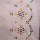 JDNA Jack Dempsey Stamped Pillowcases White Perle Edge - Daisy & XX Floral 1600-327