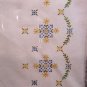 JDNA Jack Dempsey Stamped Pillowcases White Perle Edge - Daisy & XX Floral 1600-327