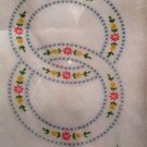 JDNA Jack Dempsey Stamped Pillowcases White Perle Edge - Wedding Rings 1600-20