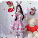 Bar dance floor Party Bunny Maid Cute Princess dress costume pink