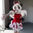 Bar dance floor Party Bunny Maid Cute Princess dress costume RED