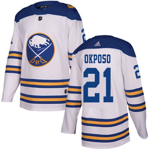 Men's Buffalo Sabres #21 Kyle Okposo White Authentic 2018 Winter ...