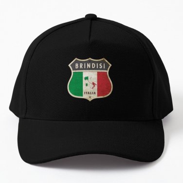 Brindisi Italy Coat Arms Flags Design Baseball Cap Casquette Hat Anime Hats