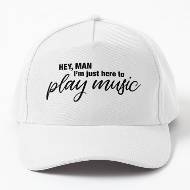 Aamb Just Here Play Music Baseball Cap Casquette Horse Hat Gentleman Hat Sunhat