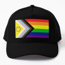2021 Intersex-Inclusive Progress Pride Flag Baseball Cap Hat Casquette Snapback