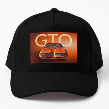 1969 Orange Gto Baseball Cap Casquette Golf Cap Outing Golf Men