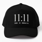 1111 - This is Biblical Baseball Cap Unisex Hat Casquette Snapback