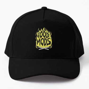 1000 mods Logo Fire Black Baseball Cap Casquette Black Hats Baseball Cap Casquette Snap Back Hats