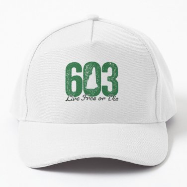 603 Hampshire Live Free Die Baseball Cap Casquette Hats Fluffy Hat Tactical Cap Hats