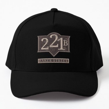 221B Baker Street, The Irregulars, Original Illustration Baseball Cap Hat Casquette Snapback