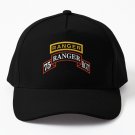 75th Ranger Regiment with Ranger Tab Baseball Cap Unisex Hat Casquette Snapback