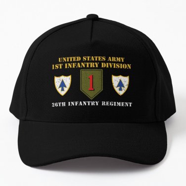 1st Infantry Division 26th Infantry Regiment Cap Casquette Horse Hat Dad Hat Hats Anime Hats