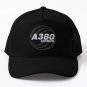 A380 Baseball Cap Hat Black Printed Snapback Hip Hop Casquette