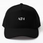 A24 White Logo Baseball Cap Hat Black Casquette Mens Snapback