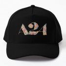 A24 Flower Films Midsommar Logo Baseball Cap Hat Czapka Black Hip Hop Casquette Snapback
