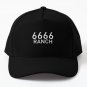 6666 Ranch Four Sixes Ranch Baseball Cap Hat Casquette Black Hip Hop Snapback Czapka