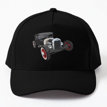 1929 Ford Model A Hot Rod Baseball Cap Hat Hip Hop Casquette Black Snapback Czapka