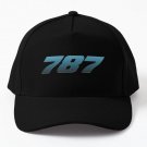 787 Baseball Cap Hat Snapback Hip Hop Black Czapka Casquette