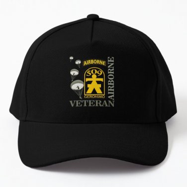509Th Airborne Geronimos Baseball Cap Hat Casquette Hip Hop Black Snapback Printed Sun