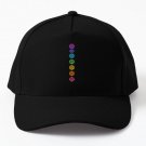 7 Chakras Cosmic Energy Centers Baseball Cap Hat Black Casquette Snapback Women