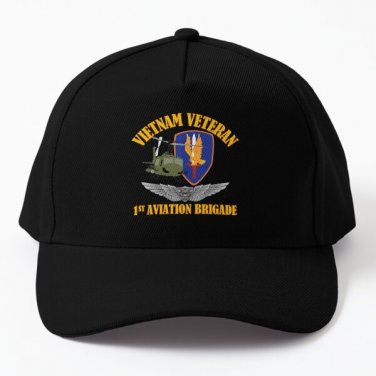 1St Avn Bde Vietnam With Aircrew Wings Baseball Cap Hat Czapka Casquette Hip Hop