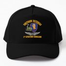1St Avn Bde Vietnam With Aircrew Wings Baseball Cap Casquette Hat Hip Hop Mens Black Women