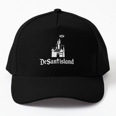 Desantisland White Castle Baseball Cap Casquette Caps Rave Sun Hats