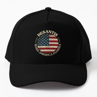 Desantis 2024 Make America Florida Baseball Cap Casquette Hood Golf Hat Outing Hats Man