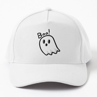 Cute Ghost Boo! Baseball Cap Casquette Hat Baseball Cap Casquette Men